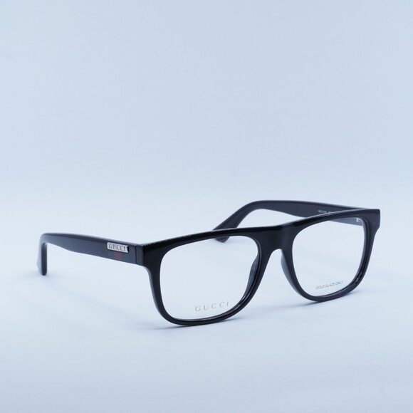 Gucci GG1117O 001 Square Eyeglasses - Black 56mm - Picture 5 of 10